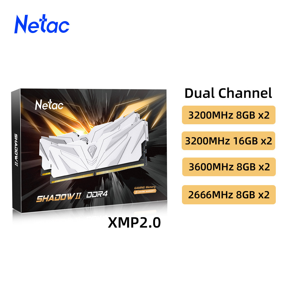 Ddr5 Rgb Ram - Netac Ram mémoire DDR4 8GBX2 16GBX2