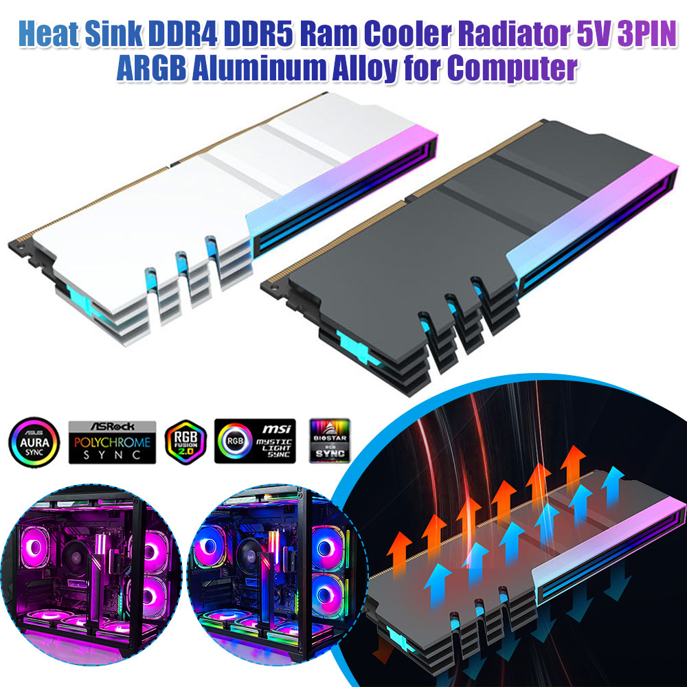 Ddr5 Rgb Ram - Radiateur de refroidissement pour module de