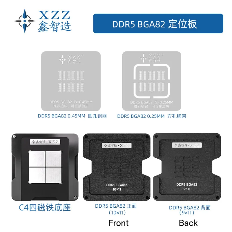 Ddr5 Kit - Pochoir pour pâte à souder/billes XZZ