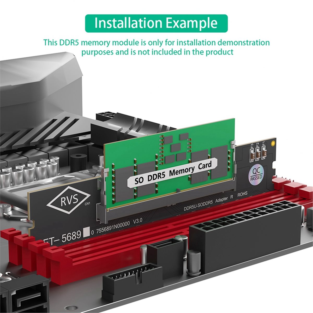 Ddr5 Ram - Carte adaptateur de mémoire DT1461~Laptop DDR5