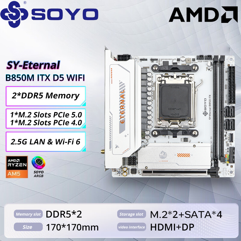 Ddr5 Kit - SOYO B850M ARGB carte mère WIFI6