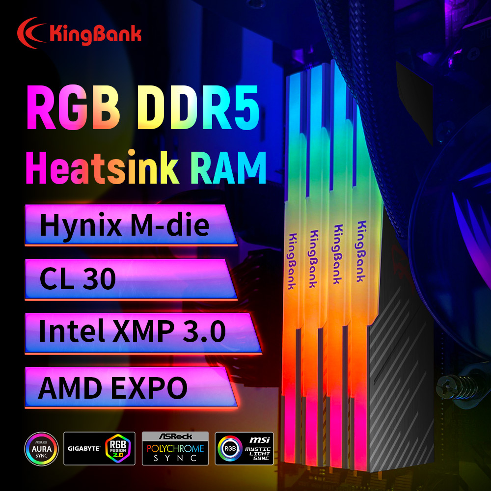 KingBank KRRB DDR5 RGB Série S - Ddr5 8Gb avis et prix