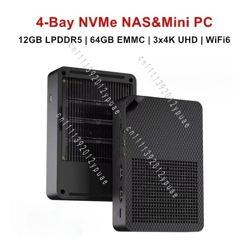 Mini PC NAS 4 baies WiFi6, 12  - Ddr5 64Gb avis et prix