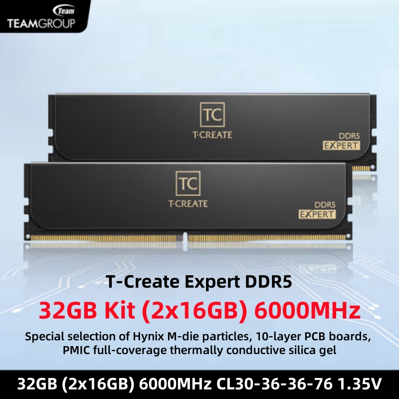TEAMGROUP T-Create Expert CL30 - Ddr5 Ram avis et prix