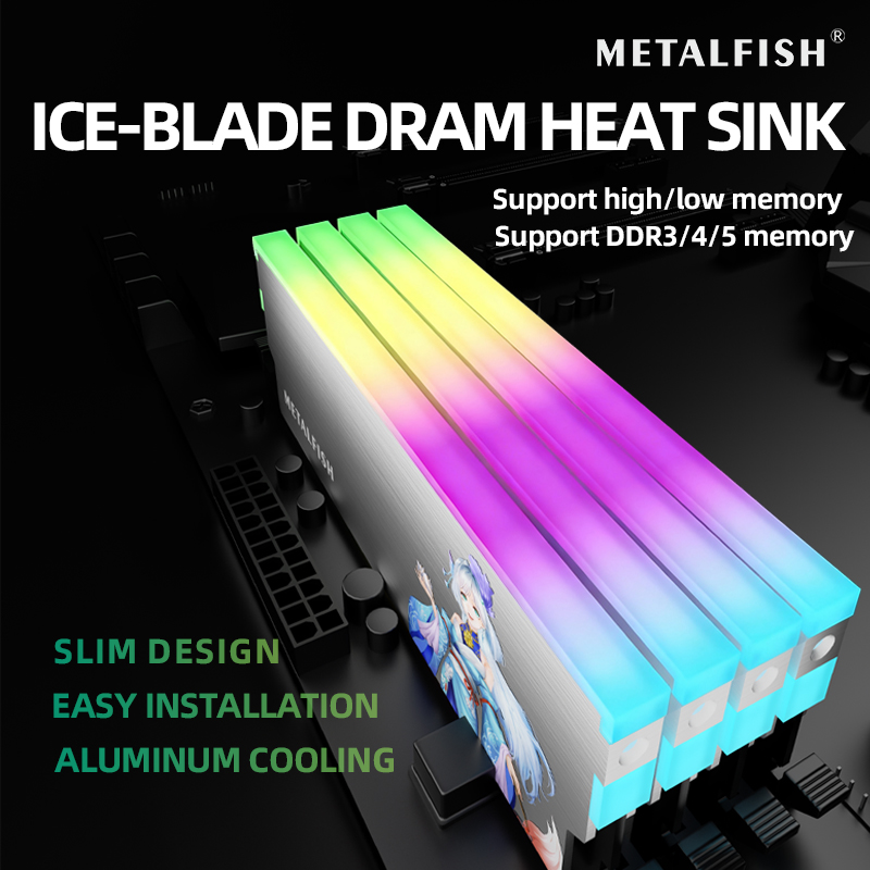 METALFISH DRAM dissipateur the - Ddr5 Ram avis et prix
